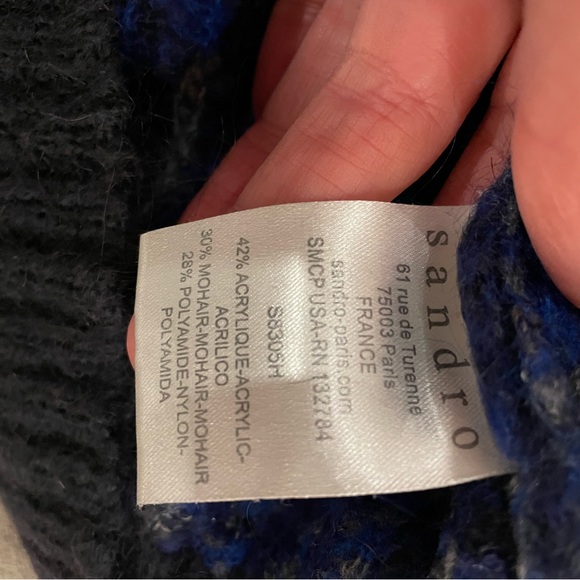 SANDRO MOHAIR SWEATER - made in Italy - Picture 3 of 3